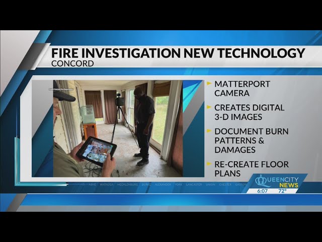 ⁣Concord FD using new tech for investigations, trainings