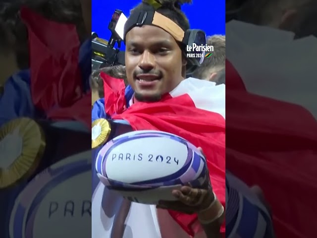 L'énorme fête pour les champions olympiques du rugby à 7 au club France