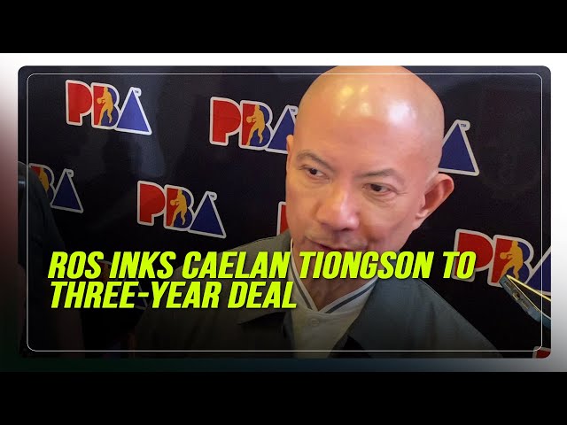 ⁣Yeng Guiao discusses having Caelan Tiongson onboard for ROS