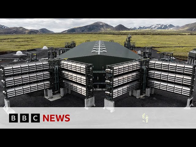 ⁣Inside the hidden carbon plant pulling CO2 from thin air | BBC News