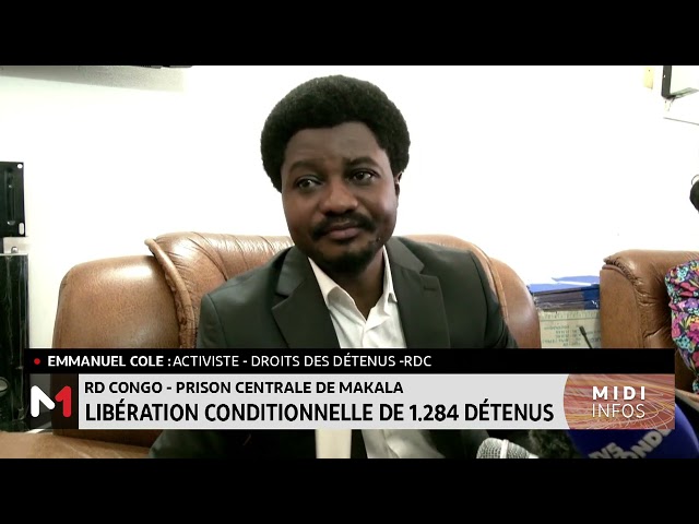 ⁣RDC : libération conditionnelle de 1.284 détenus pour désengorger la prison centrale de Makala