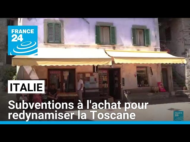 ⁣Italie : des subventions à l'achat de maisons pour redynamiser la Toscane • FRANCE 24