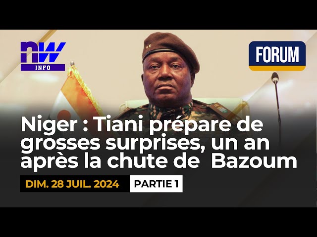 ⁣Niger : Tiani prépare de grosses surprises, un an après la chute de Bazoum