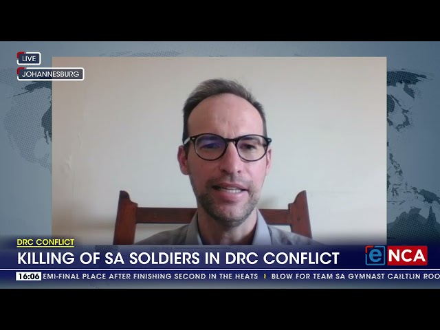 Killing of SA soldiers in DRC conflict