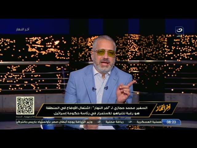 السفير محمد حجازي : اشتعال الأوضاع في المنطقة هو رغبة نتنياهو للاستمرار في رئاسة الحكومة