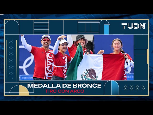  ¡PRIMERA MEDALLA PARA MÉXICO!  Tiro con arco se lleva el BRONCE | TUDN