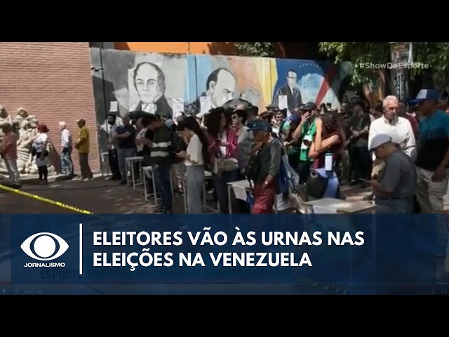 Maduro enfrenta oposição esperançosa em eleições na Venezuela