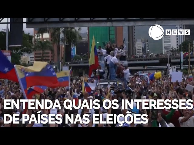 Entenda quais os interesses de outros países nas eleições da Venezuela