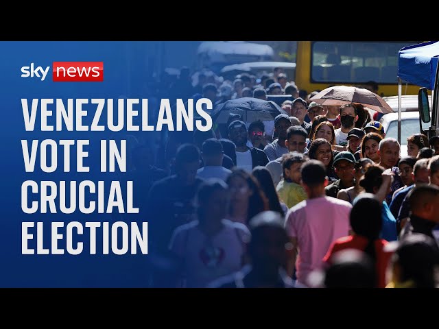 ⁣Watch Venezuela election live: Polls open across the country as Nicolas Maduro vies for third term