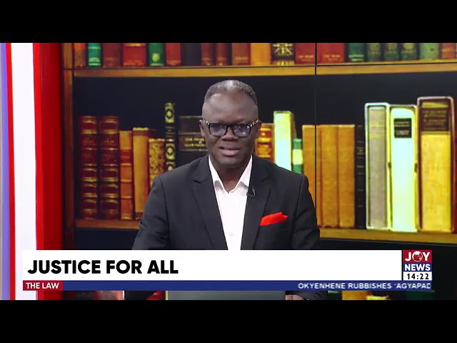 ⁣The Law with Samson Lardy | Justice For All Programme