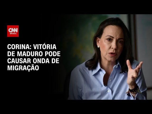 Corina: Vitória de Maduro pode causar onda de migração | AGORA CNN