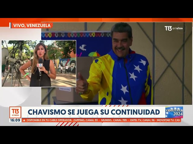 ⁣En vivo desde Caracas: Sigue habiendo electores en cola para votar