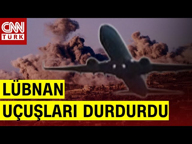 ⁣SON DAKİKA I Beyrut'a Uçuşlar İptal Ediliyor! İsrail Lübnan'ı Bombalayacak Mı?