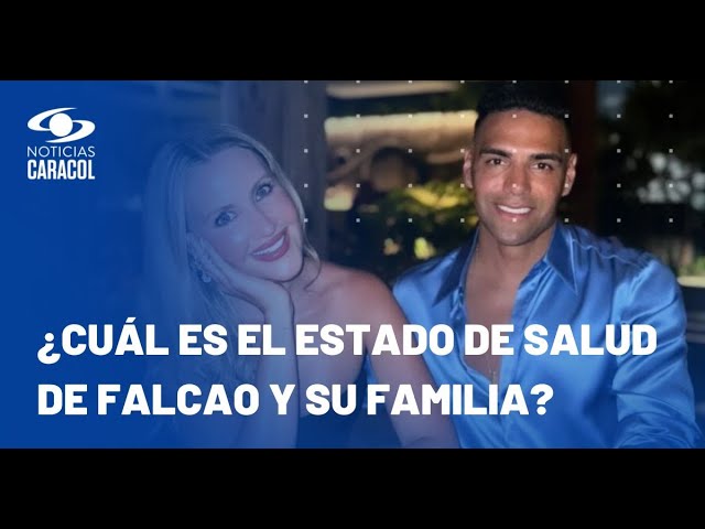 ⁣Falcao y su familia terminaron intoxicados por una fuga de gas: “Inesperado”