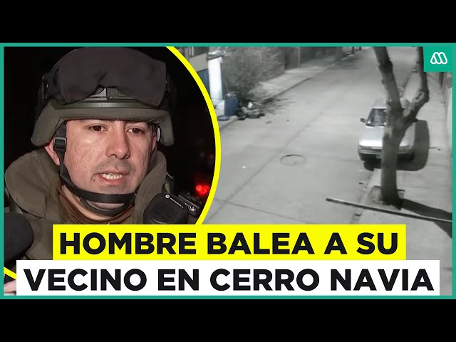 ⁣Hombre balea dos veces a su vecino: Fue detenido por Carabineros