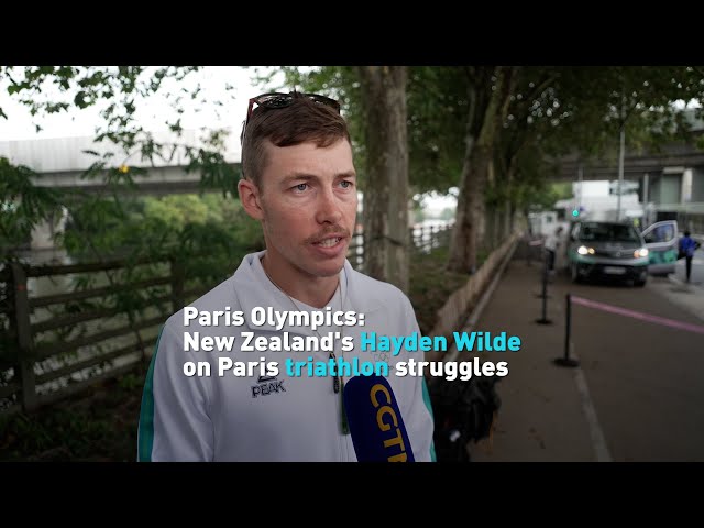 ⁣Paris Olympics: New Zealand's Hayden Wilde on Paris triathlon struggles