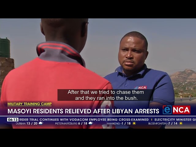 Masoyi residents relieved after Libyan arrests