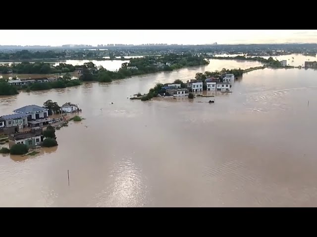 ⁣Live: Latest on dike breach in Xiangtan County, central China's Hunan Province