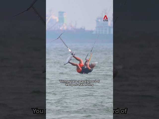 What is kitefoiling, the sport done by Singapore's Olympic medal hope Max Maeder?