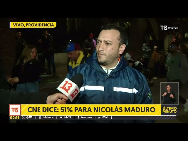 La tristeza de venezolanos en Chile luego de la victoria de Nicolás Maduro