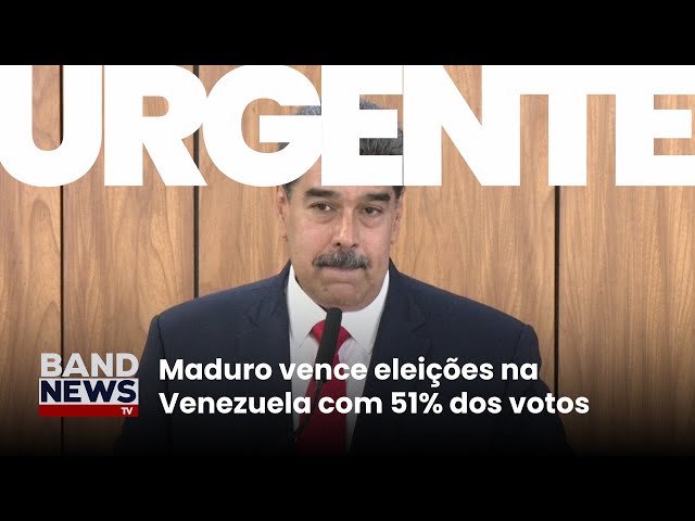 Maduro vence eleições presidenciais na Venezuela | BandNews Tv