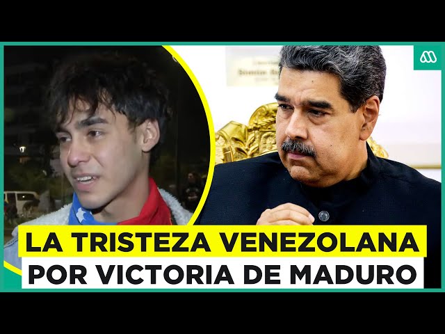 La desazón de los venezolanos tras la victoria de Nicolás Maduro en las elecciones en Venezuela