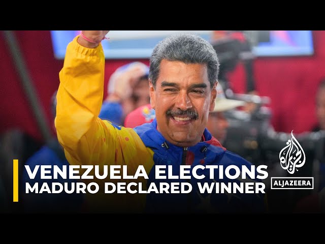 Venezuela’s Maduro wins third term: Opposition claims irregularities in poll