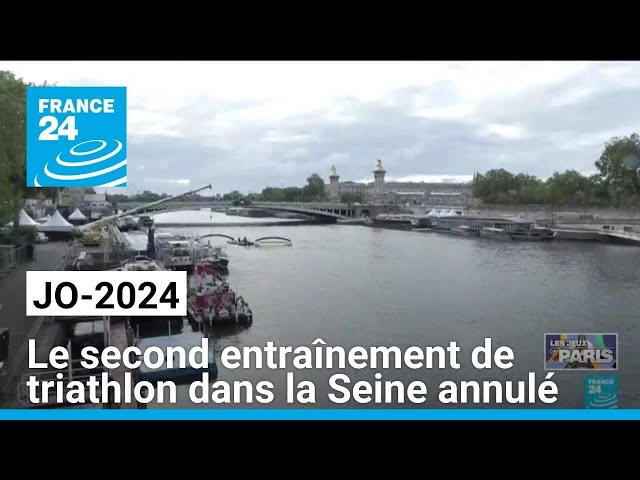 ⁣JO-2024 / triathlon : le second entraînement dans la Seine annulé en raison de la pollution de l