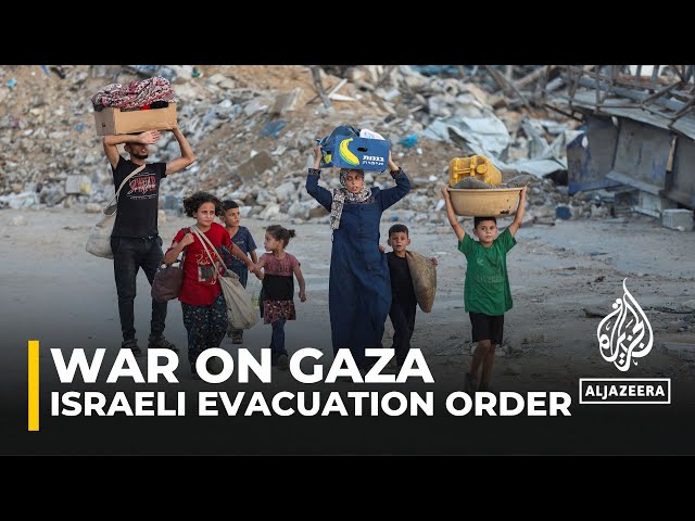 War on Gaza: Palestinians have nowhere to go as Israel orders more evacuations