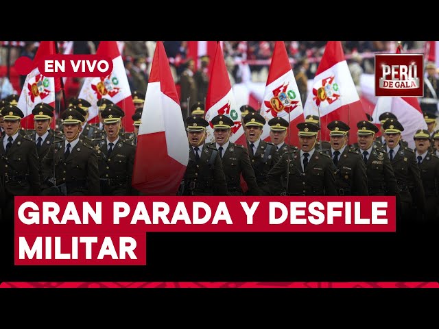 Gran Parada y Desfile Militar en "Perú de Gala" por Fiestas Patrias en TVPerú Noticias EN 