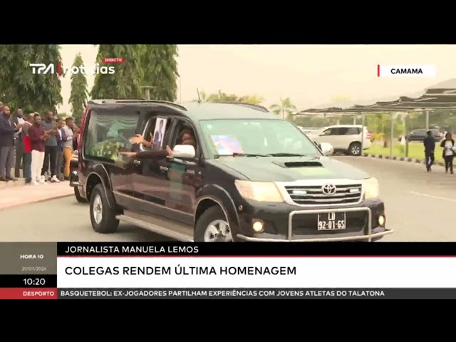 Jornalista Manuela Lemos - Colegas rendem última homenagem 29.07.2024