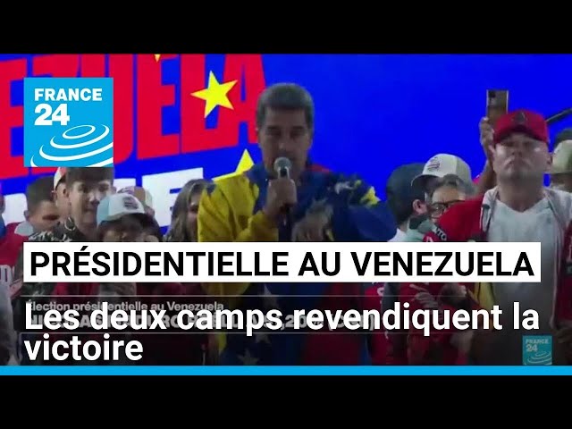 Présidentielle au Venezuela : les deux camps revendiquent la victoire • FRANCE 24