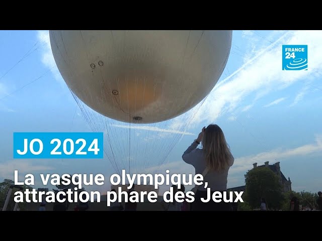 JO 2024 : la vasque olympique, attraction phare des Jeux • FRANCE 24