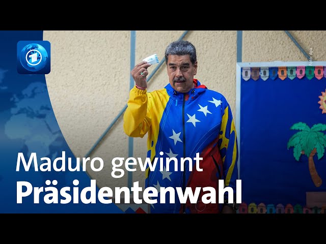 Venezuela: Maduro zum Wahlsieger erklärt