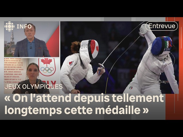 ⁣Paris 2024 : le Canada décroche la médaille de bronze en escrime | D'abord l'info