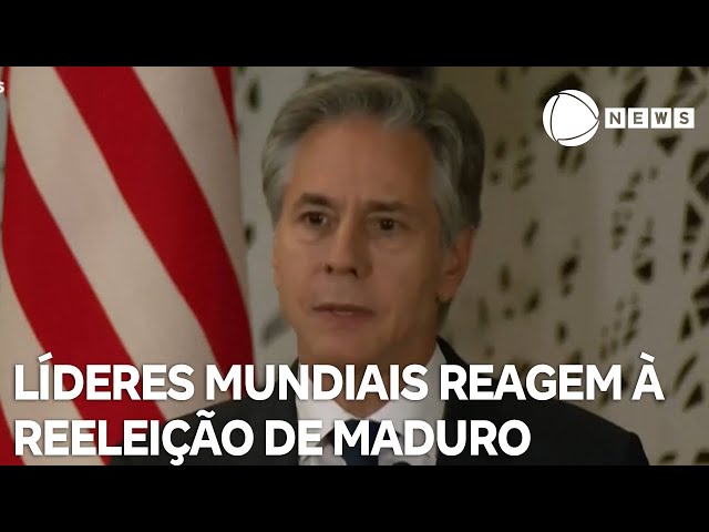 Líderes mundiais reagem ao resultado das eleições na Venezuela