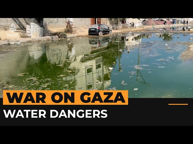 Skin diseases & life-threatening virus in Gaza due to filthy water