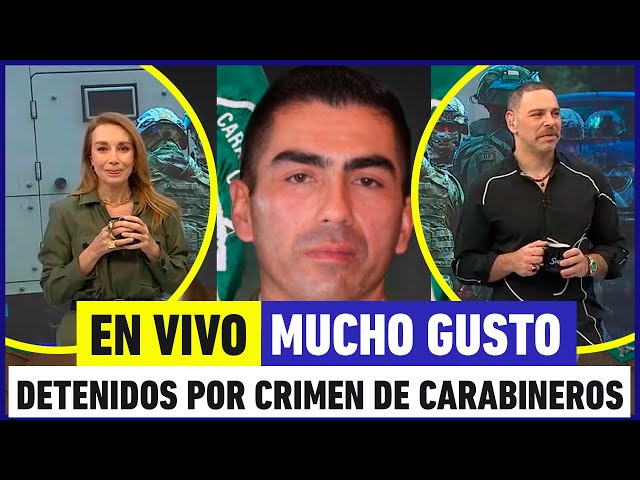 EN VIVO | Mucho Gusto - Detienen a presuntos autores de crimen de Carabineros en Cañete