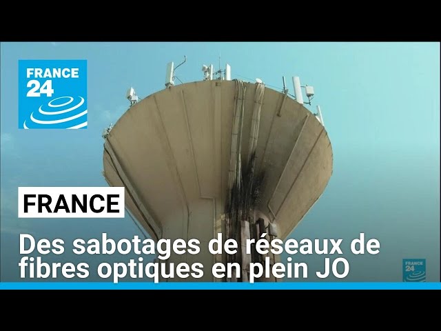 Après la SNCF, des sabotages de réseaux de fibres optiques en plein JO • FRANCE 24