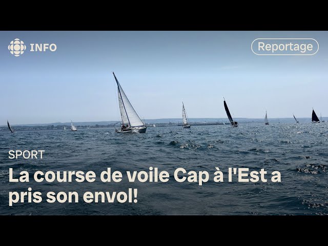 ⁣La course de voile Cap à l'Est a pris son envol!