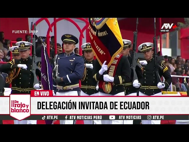 Delegaciones extranjeras participan del Desfile Cívico Militar