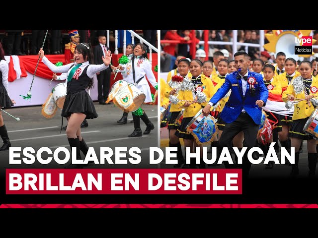 Fiestas Patrias: Escolares de Huaycán virales por coreografías son aplaudidos en Desfile Militar