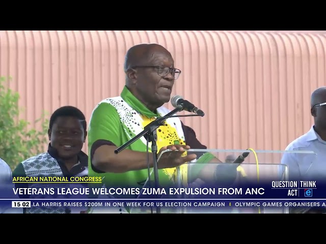 ANC veterans league welcomes Zuma's expulsion