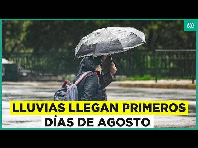 Agosto con lluvias: Sistema frontal llega a zona central