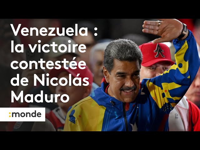 La victoire de Nicolás Maduro contestée au Venezuela