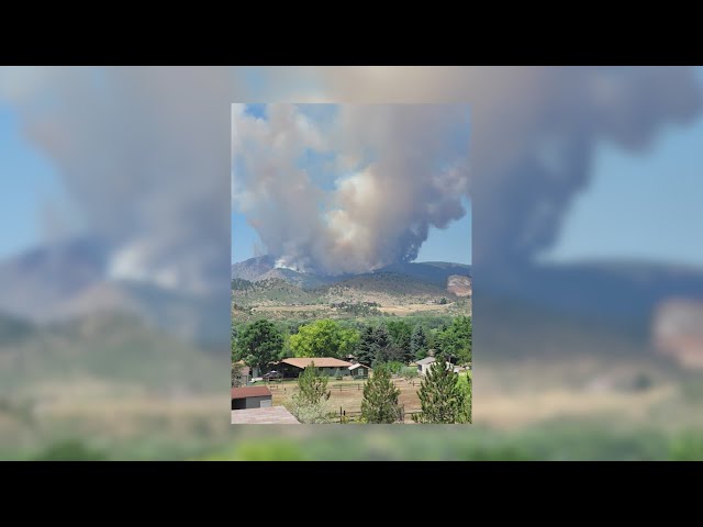 ⁣Growing wildfire west of Loveland prompts mandatory evacuations