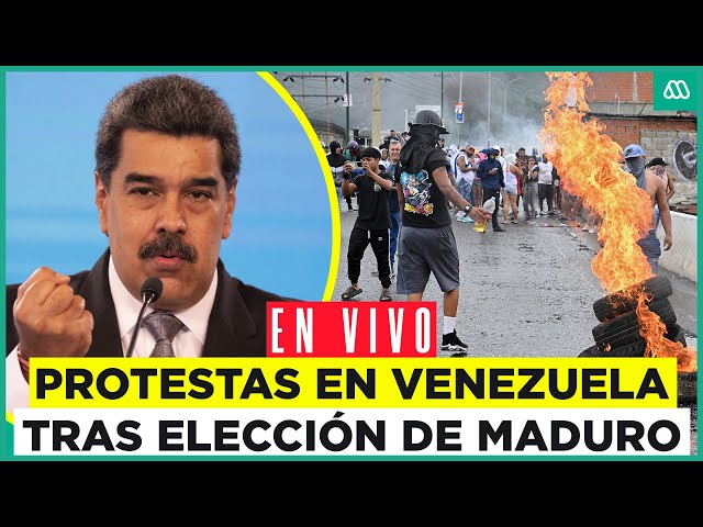 EN VIVO desde Venezuela: Protestas y enfrentamientos tras proclamación de Nicolás Maduro