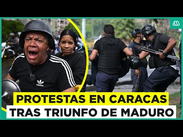 Protestas en Venezuela por elección de Nicolás Maduro