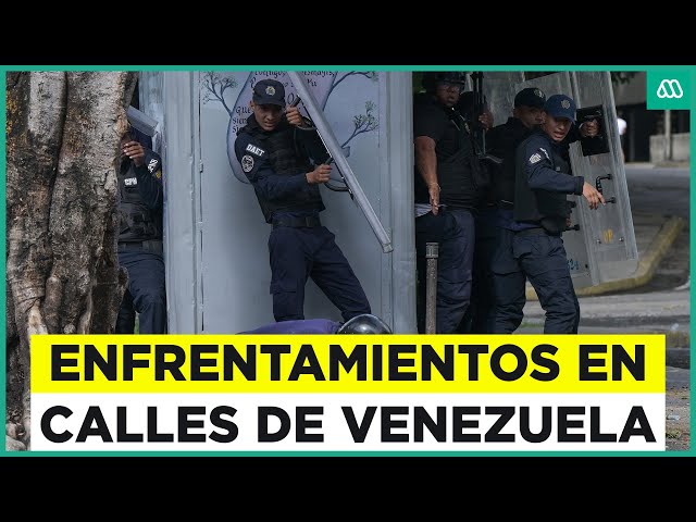 Enfrentamientos en las calles de Caracas: Así se desarrollan las protestas en Venezuela