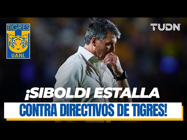 ¡Siboldi acusa a Tigres de "inventar e implantar una historia" para echarlo del club! | TU